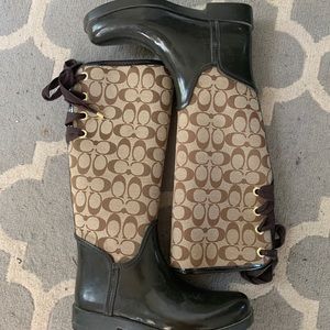 COPY - Coach rain boots